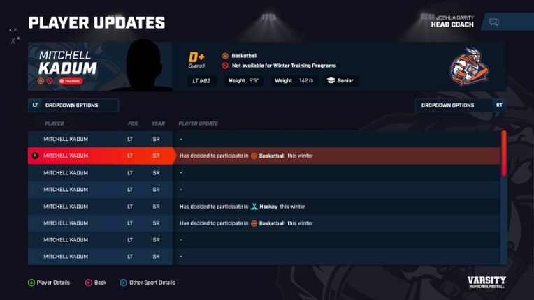 Varsity High School Football screenshot