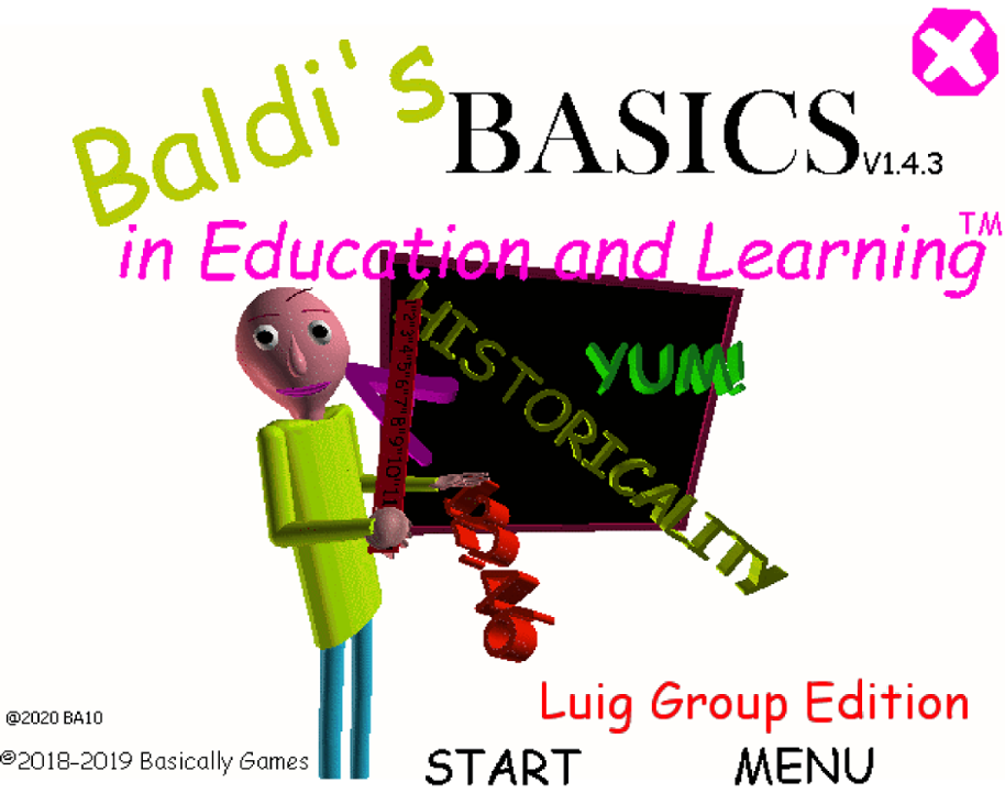 Games like Baldi's Basics Luig Group Edition