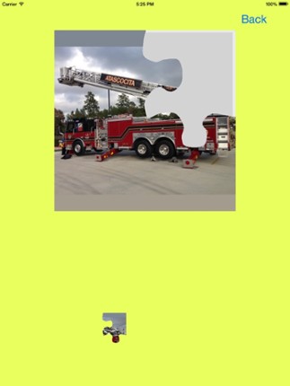 Fire Truck Photo Jigsaw Puzzle screenshot