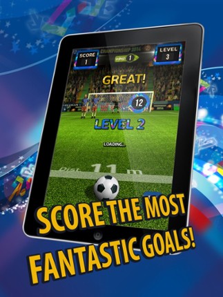 Free Kick - Copa America 2015 - Football FreeKick and Penalty shootout challenge screenshot