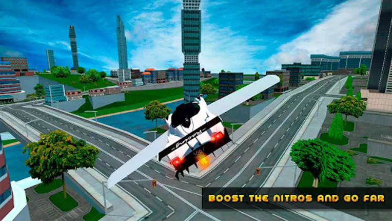 Flying Car Game driving screenshot