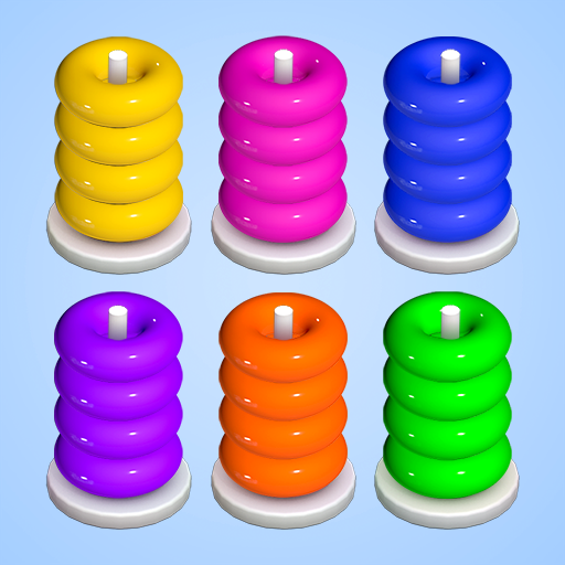 Games like Stacolor: Color Hoop Puzzle