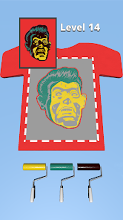 Masking Print: Paint Pazzle Image