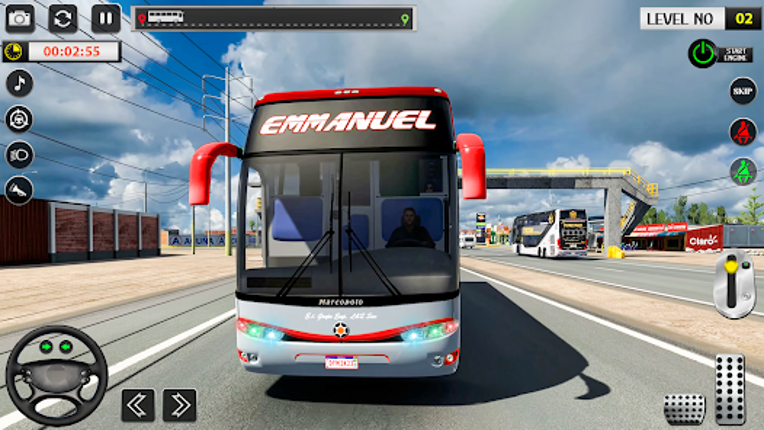 Coach Bus Driving Game 3D screenshot