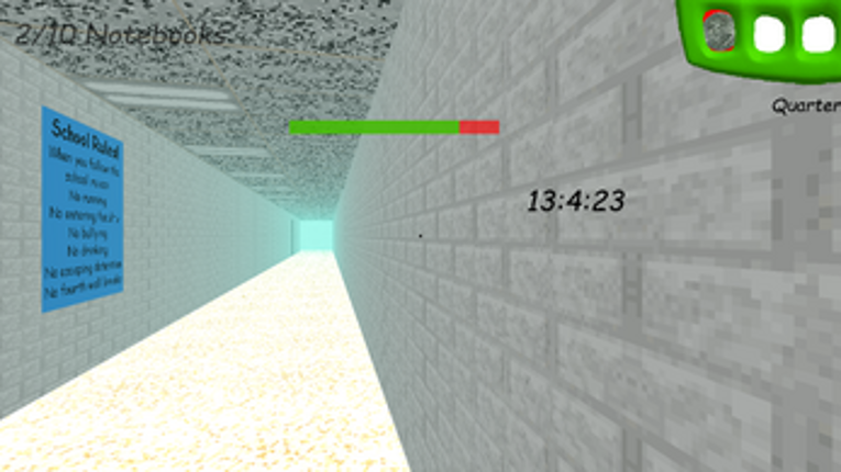 Baldi's Basics the long stretch screenshot