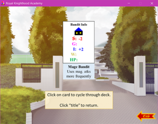 Royal Knighthood Academy screenshot
