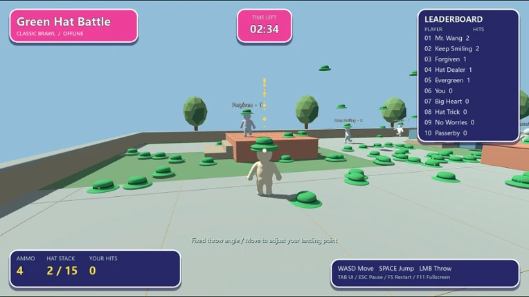 Green Hat Battle screenshot