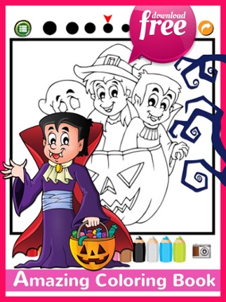 Halloween Coloring Book Free For Kids And Toddlers screenshot