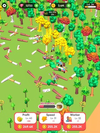 Idle Lumber Mill - Wood Game screenshot