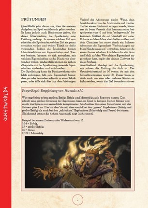 QuestWorlds Schnellstartregeln (DE) Image