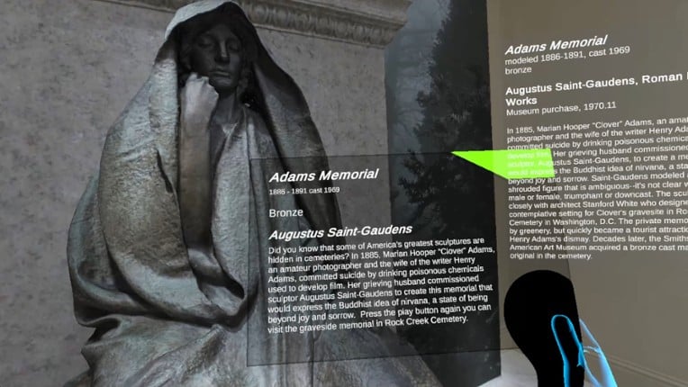 Smithsonian American Art Museum "Beyond The Walls" screenshot