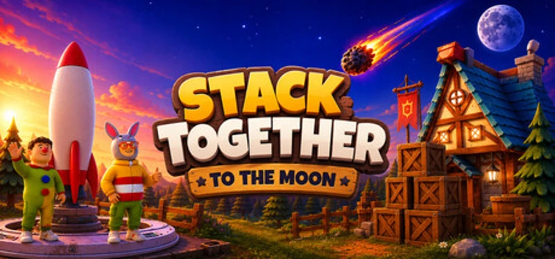 Stack Together: To the Moon – Stack, Build & Escape Image