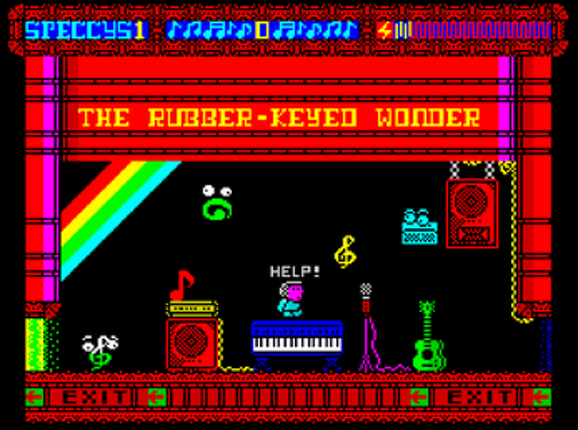 The Rubber Keyed Wonder, The mini Game screenshot