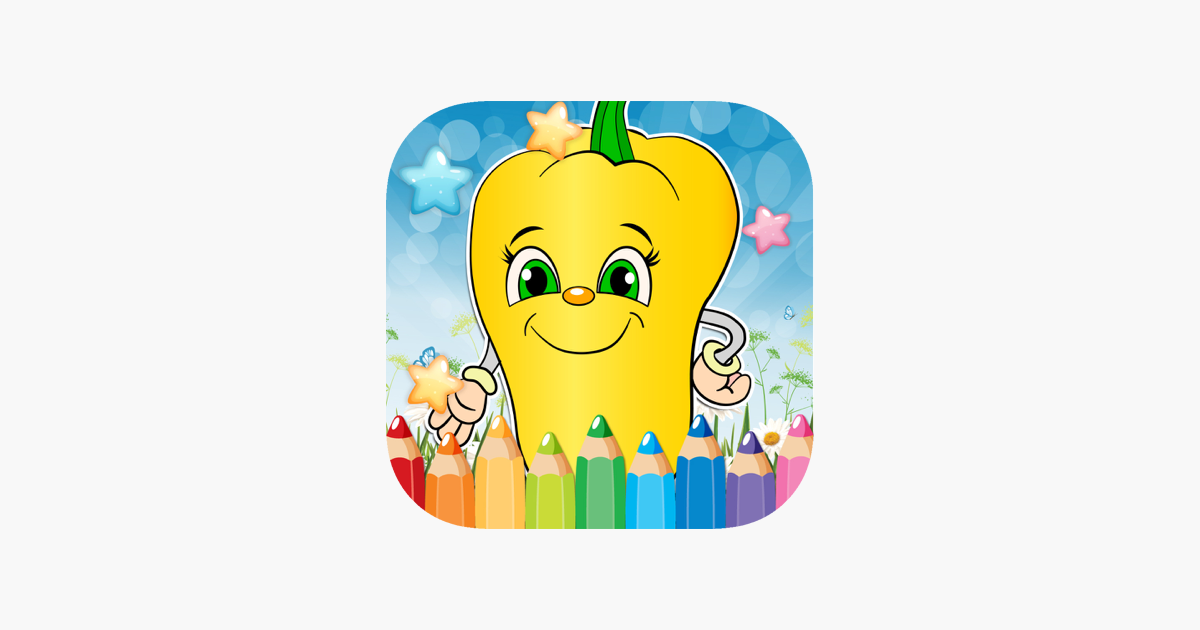 Games like Vegetable Drawing Coloring Book - Cute Caricature Art Ideas pages for kids