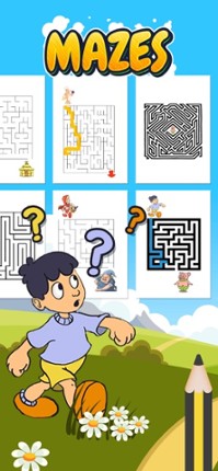 Classic mazes for logic games screenshot