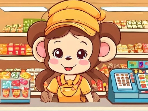 Cute Monkey Mart Game Cover