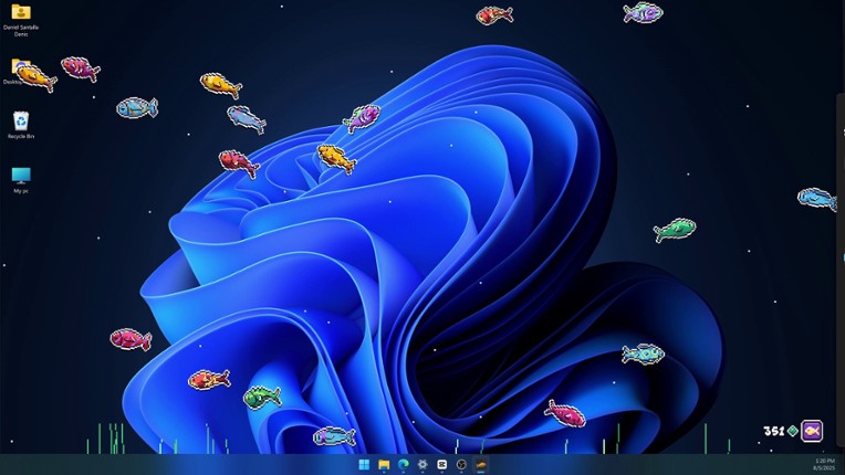 Desktop Fishes screenshot