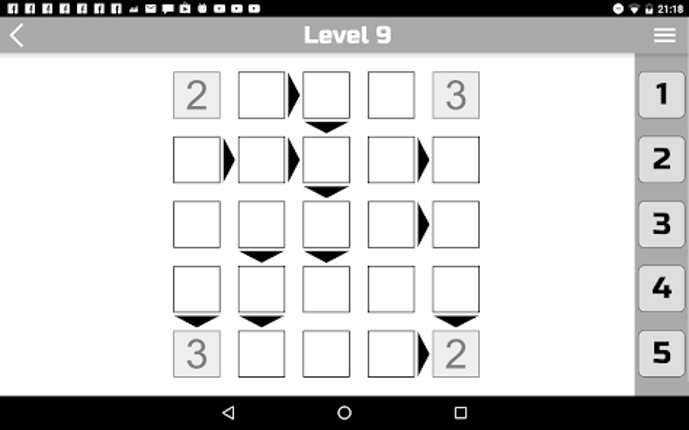 Futoshiki screenshot