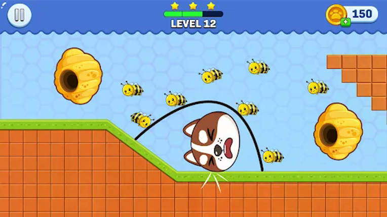 Draw to Save: Dog Puzzle screenshot