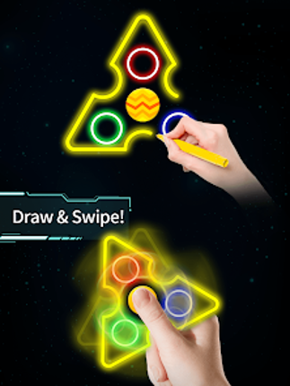 Draw Finger Spinner screenshot