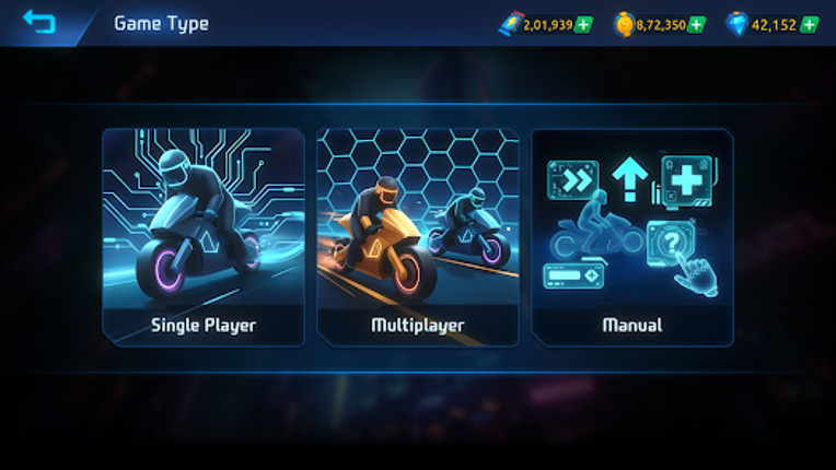 Neon Bike Battle screenshot