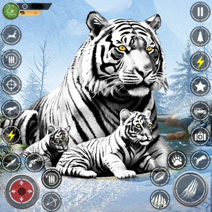 Snow Tiger Family Simulator 3D Image