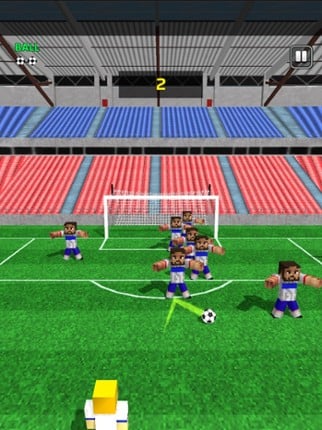 Pixel Soccer 3D Image