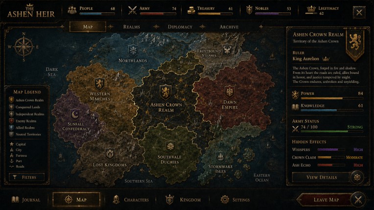 THE ASHEN HEIR Image