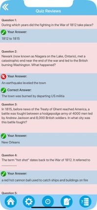 War of 1812 History screenshot