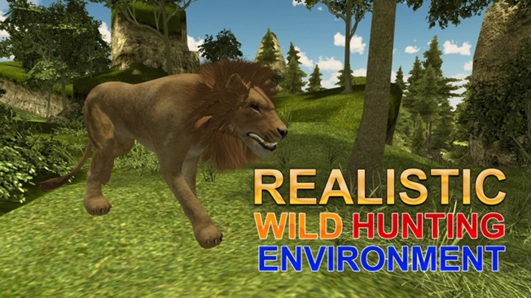Wild Lion Hunter – Chase angry animals & shoot them in this shooting simulator game screenshot