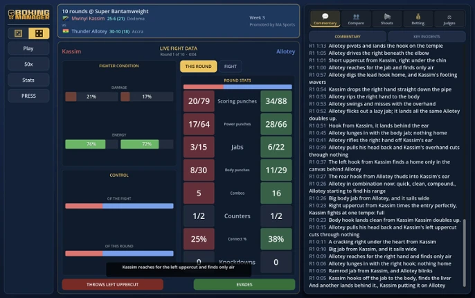 Boxing Manager screenshot