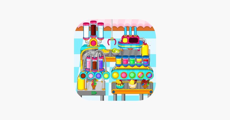 Cooking colorful ice cream Image