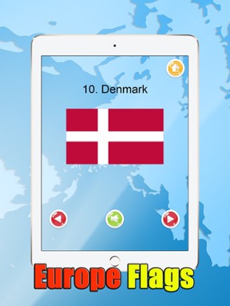 Europe Regions Country And Territory Flag Quiz 1 screenshot