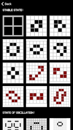 Conway's Game of Life screenshot