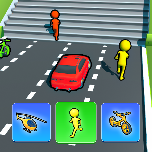 Games like Shape Transform Race Game