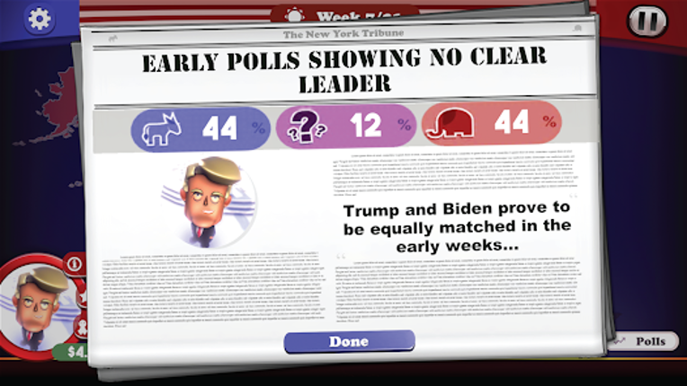 The Political Machine 2020 screenshot