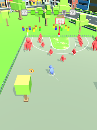 Basket Dunk 3D Image