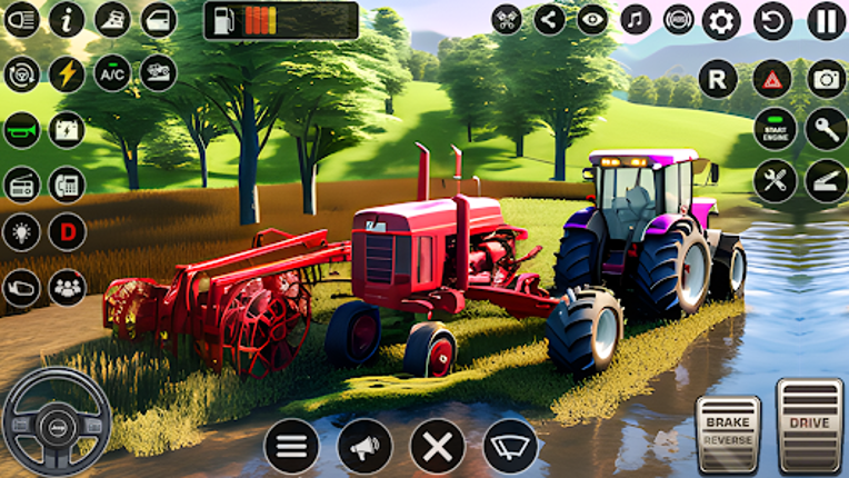 Real Tractor Driving Games 3D Image
