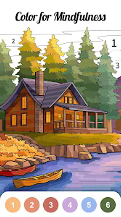 Calm Color—Color by number Image