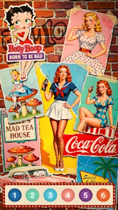 Vintage Life Paint by Number Image