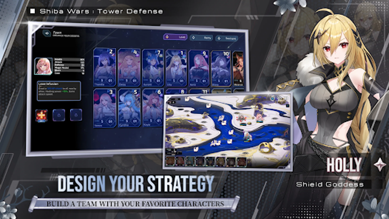 Shiba Wars: Goddess Link TD screenshot