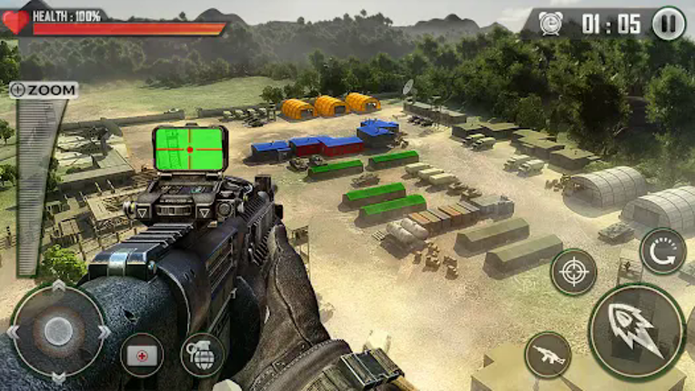 US Army Sniper 3D Shooter Game Image