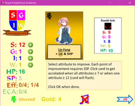 Royal Knighthood Academy screenshot