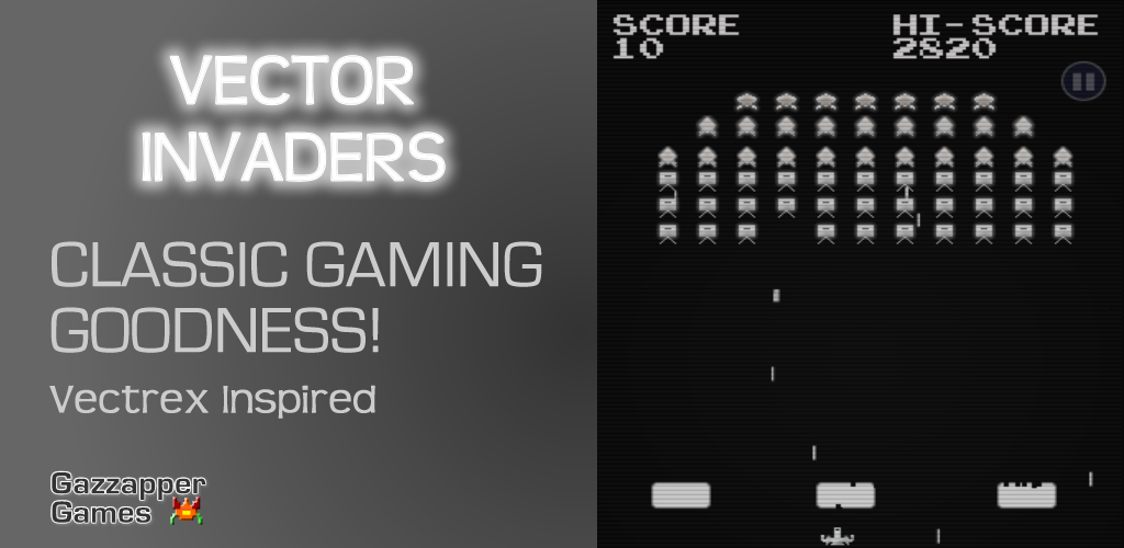 Games like Vector Invaders in Space