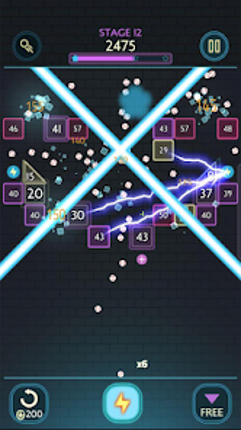 Neon bricks screenshot