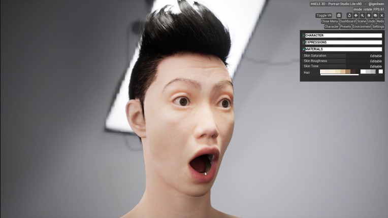 HAELE 3D - Portrait Studio Lite - Drawing References screenshot