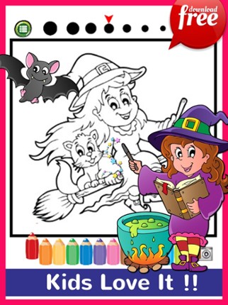 Halloween Coloring Book Free For Kids And Toddlers screenshot