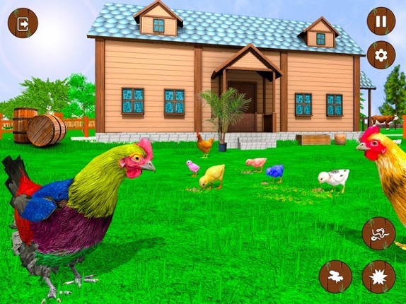 Hen Simulator Family Survival screenshot