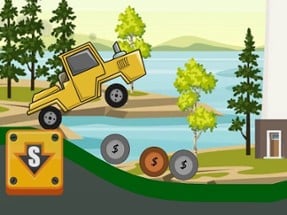 Hill Climb Tractor 2D Image