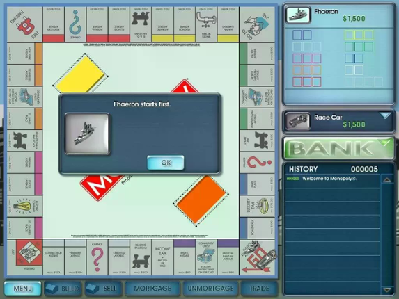 Monopoly screenshot